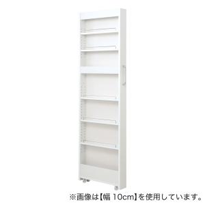 ニトリ（NITORI） 棚7段 頑丈すき間ワゴン (幅30×奥行55cm WH