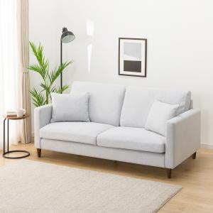 ニトリ（NITORI） 2人掛け布張りセパレートソファ(LB04 LGY) ニトリ