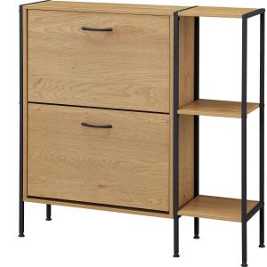 シューズラック(KP502 LBR/BK) ニトリの詳細画像1