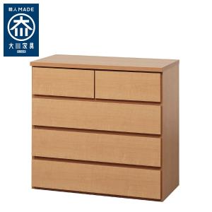 日本製 組立不要 完成品 チェスト (幅80cm 4段 ナチュラル) ニトリ