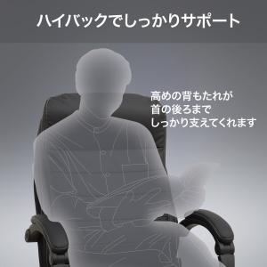 オフィスチェア(OC708N Nシールド BK...の詳細画像5