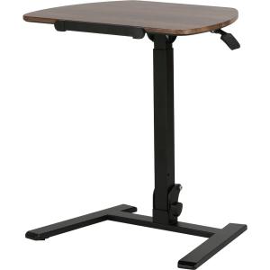 ニトリ（NITORI） 幅50cm 昇降テーブル ライズ(ダークブラウン) サイド