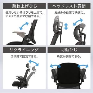 オフィスチェア(OC523 BK) ニトリの詳細画像1