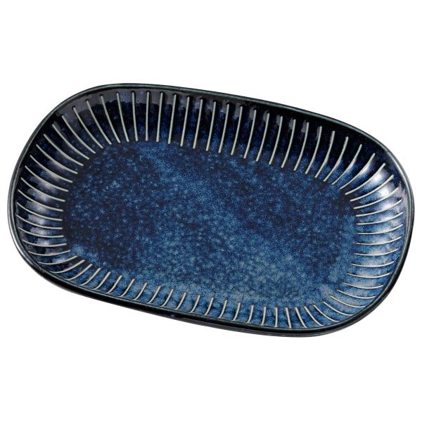 小判皿 ネイビー(撥水十草) ニトリ 限定価格：1/5迄