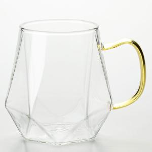 耐熱ガラスマグ(ダイヤガタ イエロー TY410) デコホーム ニトリ