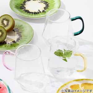 耐熱ガラスマグ(ダイヤガタ イエロー TY41...の詳細画像1