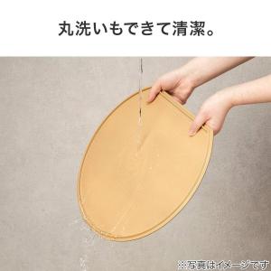 リバーシブル半月膳 ライトブラウン ニトリの詳細画像3