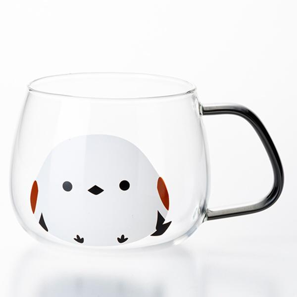 耐熱ガラスマグ(シマエナガ DN04) デコホーム ニトリ