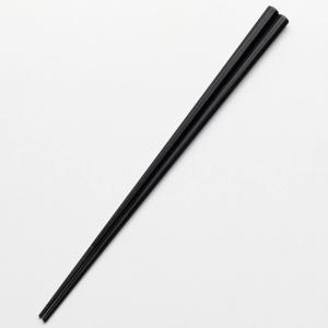 使いやすい 耐熱八角箸 5膳セット(ブラック)...の詳細画像1