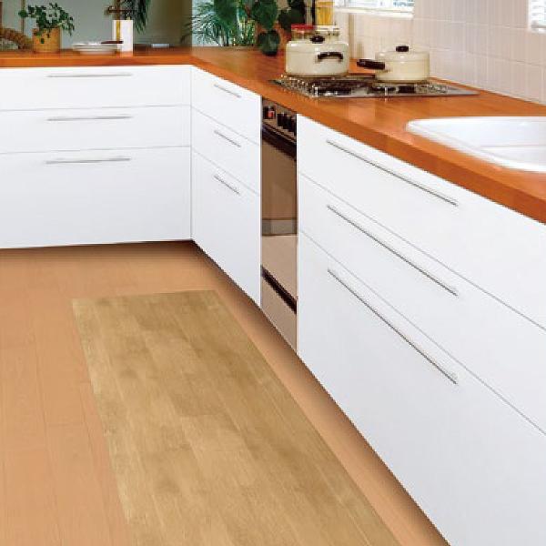 貼ってはがせる抗菌フロアシート45X240cm(LBR) ニトリ