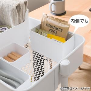 スチールワゴン トロリ用 小物入れ(ホワイト)...の詳細画像4