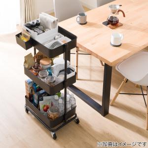 スチールワゴン トロリ用 小物入れ(ブラック)...の詳細画像3