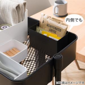 スチールワゴン トロリ用 小物入れ(ブラック)...の詳細画像4