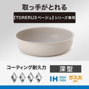 取っ手がとれる 超軽量汚れがつきにくい深型フラ...の詳細画像1