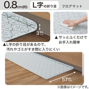 すき間に汚れやゴミがたまりにくい PVCキッチ...の詳細画像2