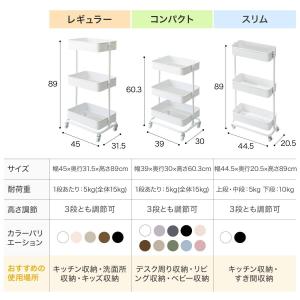 ネット特別色 3段とも高さ調節ができるキッチン...の詳細画像3