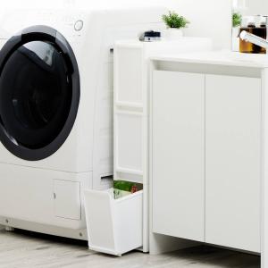 幅18cm 3段 スリムストッカー 引き出し均等分割タイプ(N01)WH ニトリ