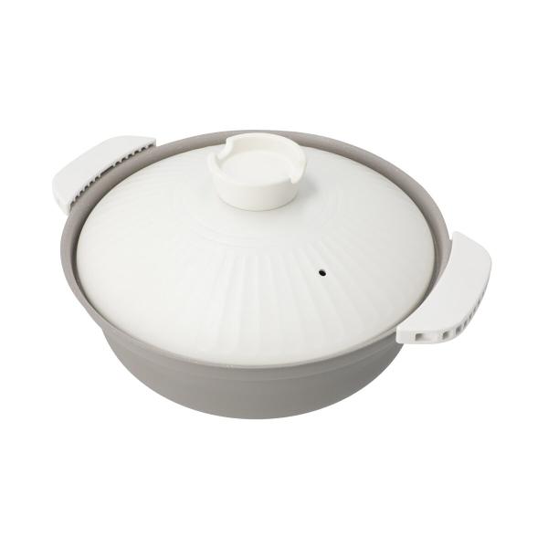 IH持ちやすい軽量土鍋風卓上鍋(24cm モカ KY073) デコホーム ニトリ