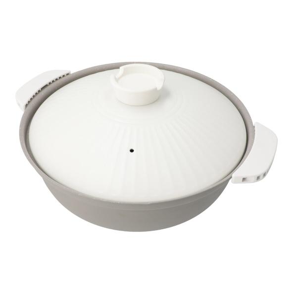 IH持ちやすい軽量土鍋風卓上鍋(27cm モカ KY073) デコホーム ニトリ