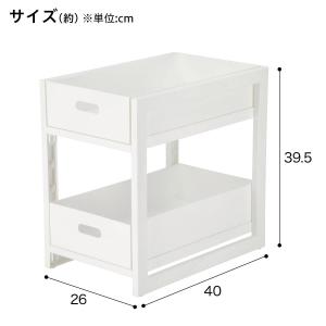 シンク下 スライドラック2段 (奥行40cm ...の詳細画像1