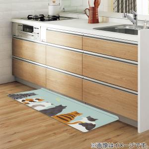 PVCフロアマット(ネコ 50X120 JQ3...の詳細画像3