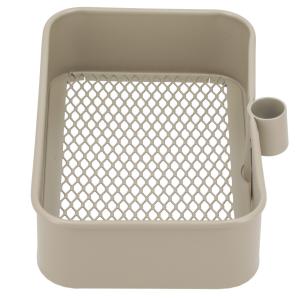 スチールワゴントロリ用回転バスケット (モカ)...の詳細画像4