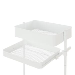 スチールワゴントロリ用引き出し(浅) (ホワイト) ニトリ スチール 便利