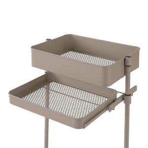 スチールワゴントロリ用引き出し(浅) (モカ) ニトリ