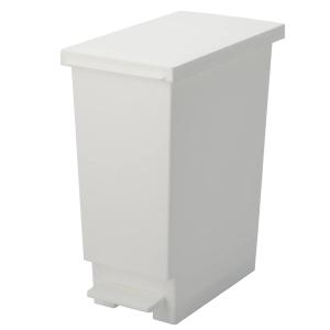 スリム ペダルペール(30L ホワイト) ニトリ ポリプロピレン 消臭剤 30リットル