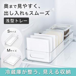 見やすく仕分けてすっきり整理 冷蔵庫トレー 浅...の詳細画像1