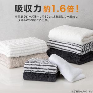 吸水力抜群 スーパーロングパイル フェイスタオ...の詳細画像2