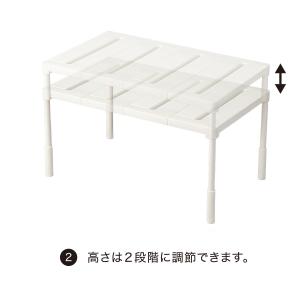 シンク・洗面下 収納 幅・奥行・高さ調整可能 ...の詳細画像4