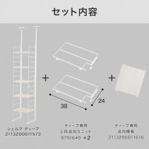 幅40cmセット 突っ張り壁面収納 Nポルダデ...の詳細画像2