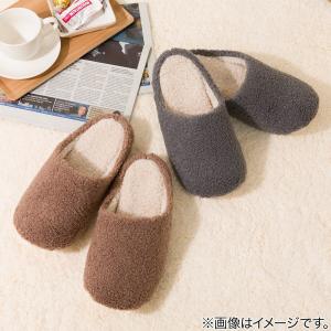 スリッパ(Nウォーム ブラウン M PD240...の詳細画像1