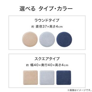 高反発シートクッション(シェニール 2SQ N...の詳細画像4