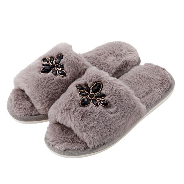 サンダル M(ビジュー ncSDx01グレー M) デコホーム ニトリ