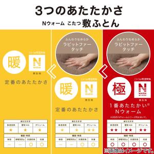 こたつ敷ふとん 正方形(Nウォーム SL250...の詳細画像2