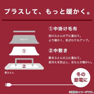 こたつ敷ふとん 正方形(Nウォーム SL250...の詳細画像3