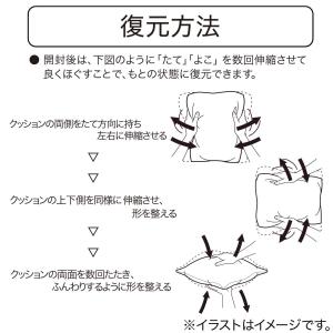 大判長座布団(Nクール極冷26グレー) ニトリの詳細画像1
