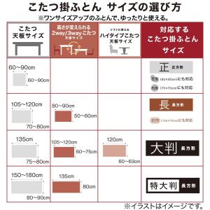 こたつ掛け布団 長方形(Nウォーム極暖 CH2...の詳細画像1