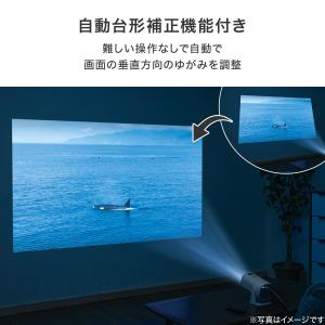 簡単設置で大画面 コンパクト プロジェクター ...の詳細画像4
