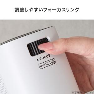 簡単設置で大画面 コンパクト プロジェクター ...の詳細画像5