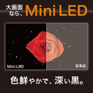 テレビ 55型 55インチ 4K対応 Mini...の詳細画像1