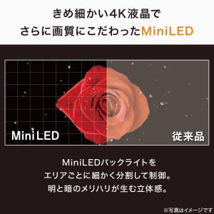 テレビ 55型 55インチ 4K対応 Mini...の詳細画像2