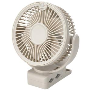 充電式人感センサー付きクリップファン(モカ MN11NR) ニトリ