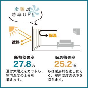 花粉キャッチ・遮熱・ミラー加工レースカーテン(...の詳細画像3