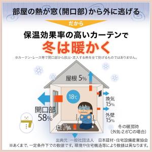 遮光1級・遮熱・保温・遮音カーテン(RD120...の詳細画像5