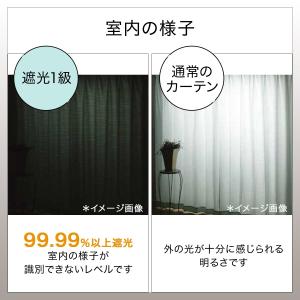 遮光1級フリーカット間仕切り(A1 GY 14...の詳細画像3