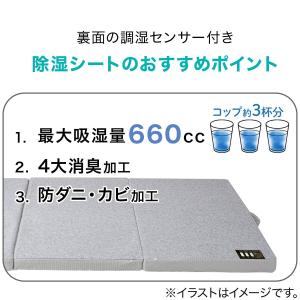 敷布団 体圧分散 点で支える 除湿シート付き ...の詳細画像5
