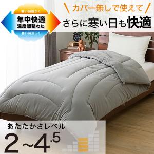 掛け布団 カバーなしで使える温度調整掛ふとん ...の詳細画像1